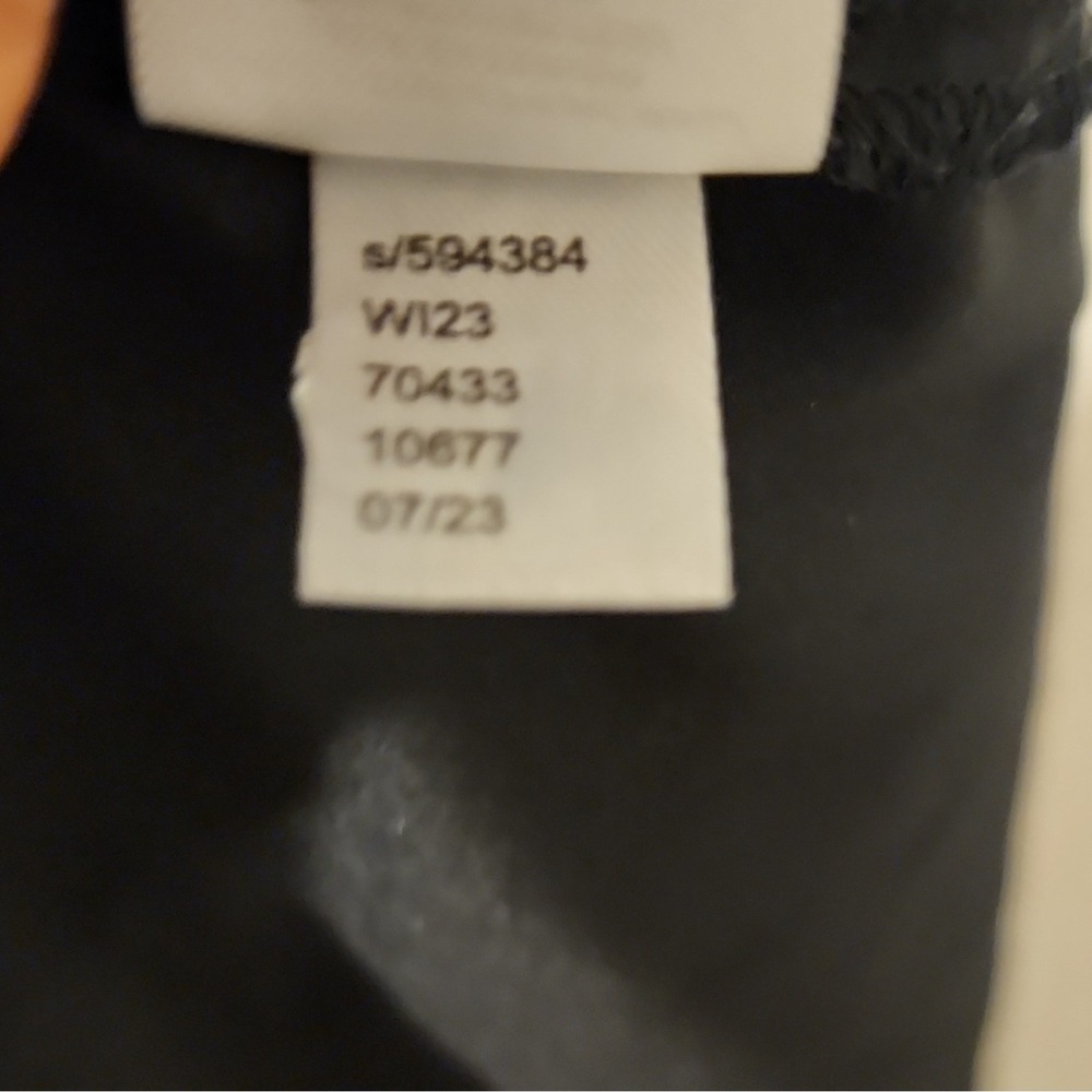 LOFT Black Polka Dot‎ Chiffon V-Neck Long Sleeve Ruffle Hem Dress Size 2 - Picture 6 of 6
